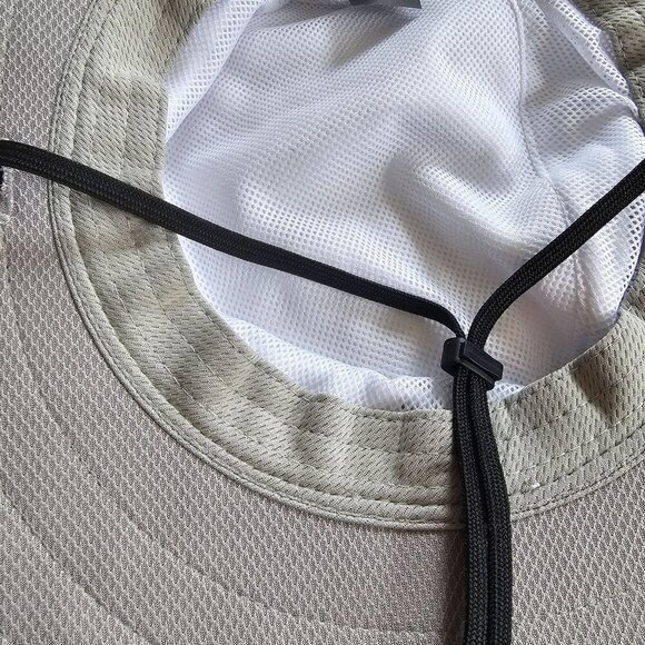 Walther Hagen Mens Wide Brim Sun Hat OSFA White Polyester Durable Lightweight - Picture 9 of 9